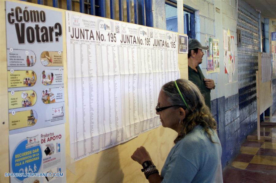 (6)COSTA RICA-SAN JOSE-ELECCIONES PRESIDENCIALES