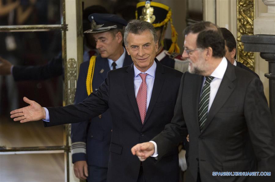 (2)ARGENTINA-BUENOS AIRES-ESPAÑA-MACRI-RAJOY