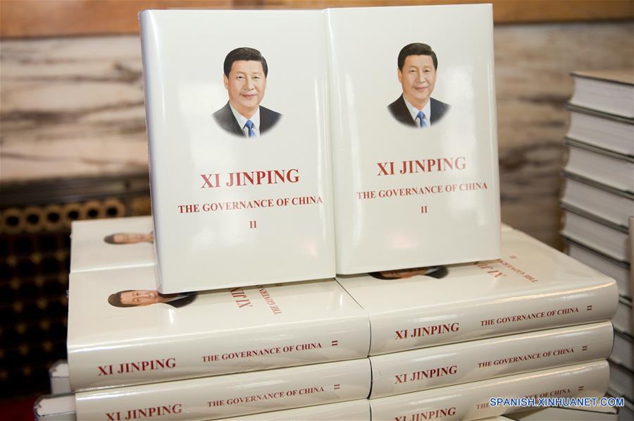 (3)REINO UNIDO-LONDRES-XI JINPING-LIBRO-LANZAMIENTO