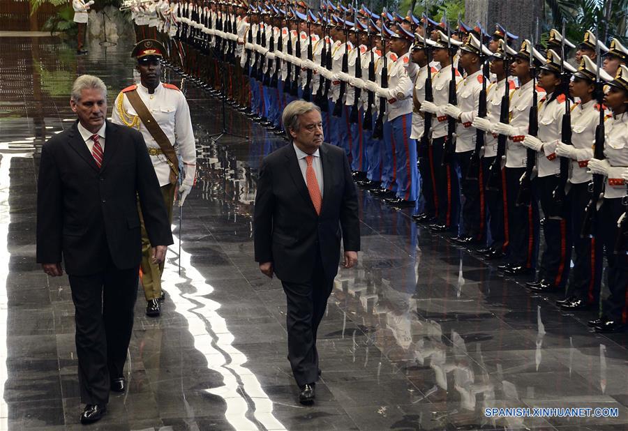 (1)CUBA-HABANA-ONU-VISITA