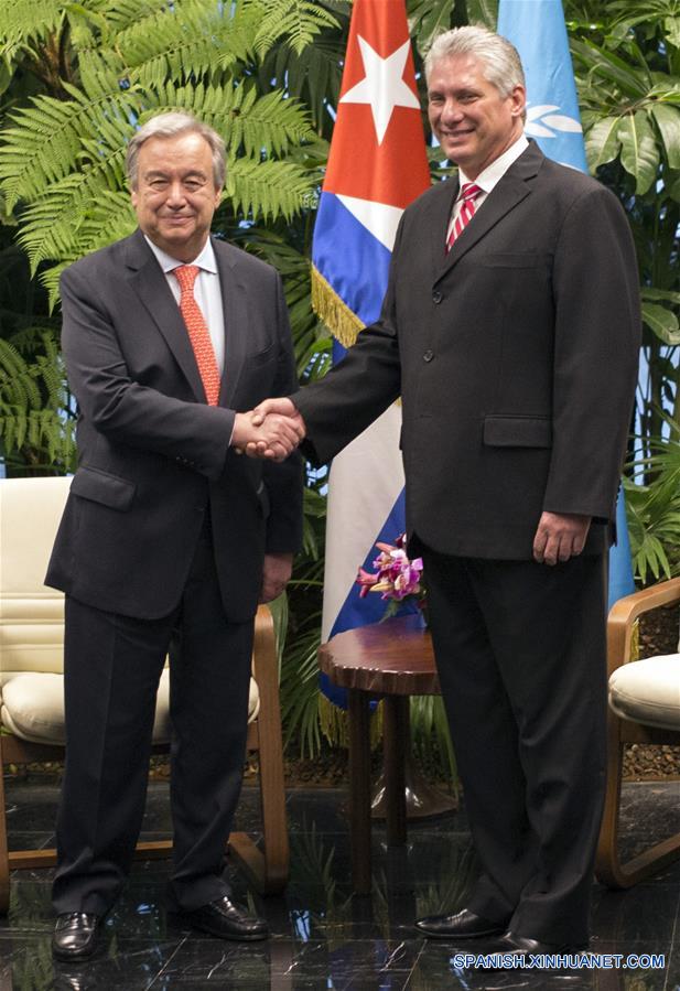 (3)CUBA-HABANA-ONU-VISITA
