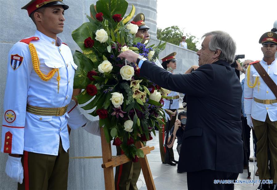 (4)CUBA-HABANA-ONU-VISITA