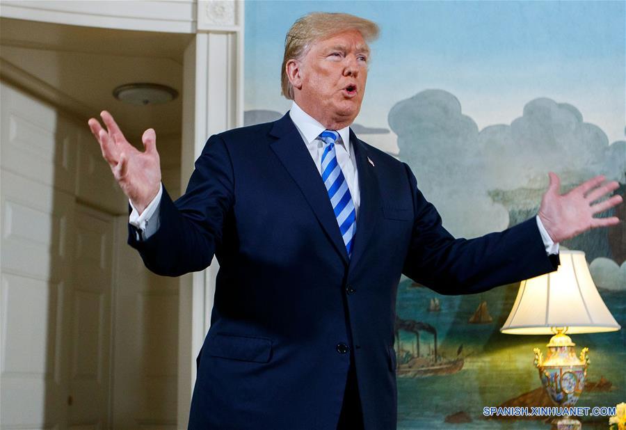 (2)EEUU-WASHINGTON-TRUMP-ACUERDO NUCLEAR DE IRAN-RETIRO