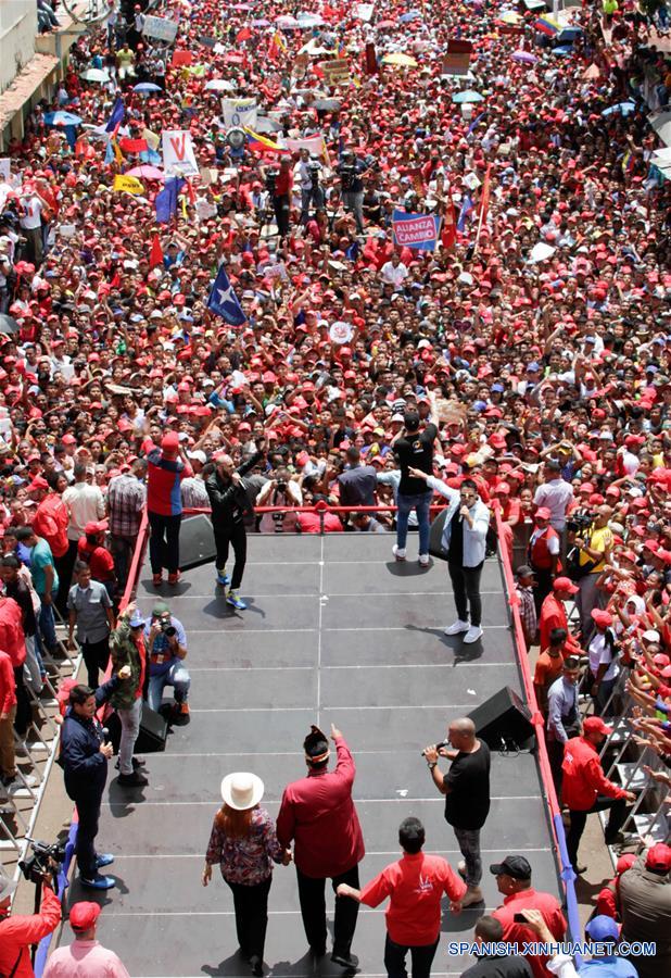 (1)VENEZUELA-AMAZONAS-ELECCIONES-MADURO