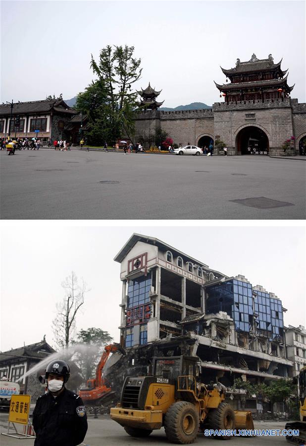 (4)CHINA-SICHUAN-TERREMOTO-ANIVERSARIO