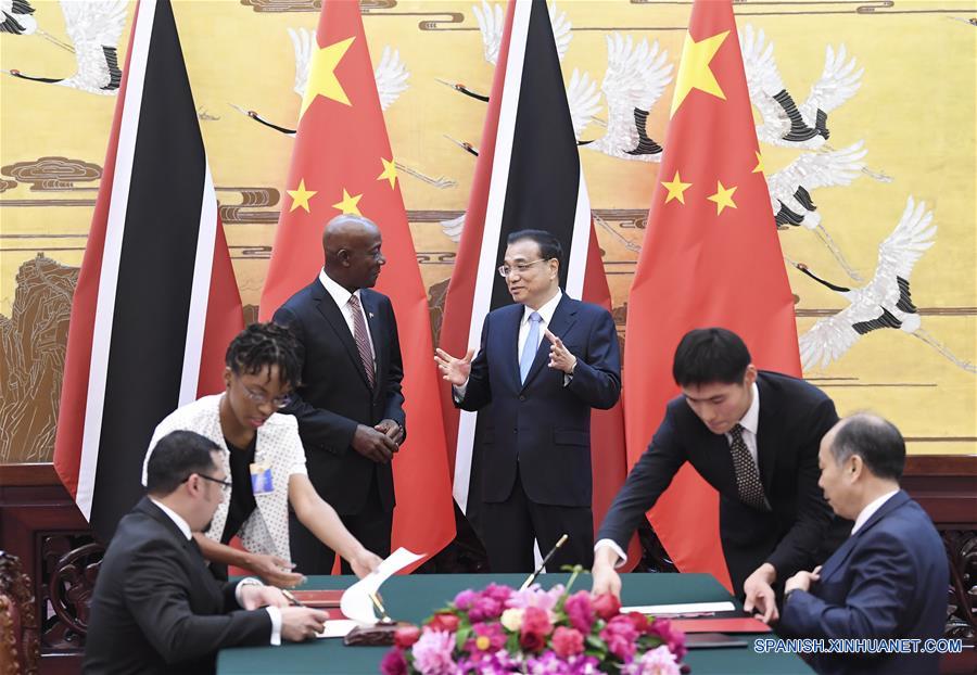 CHINA-BEIJING-LI KEQIANG-TRINIDAD AND TOBAGO-TALKS (CN)