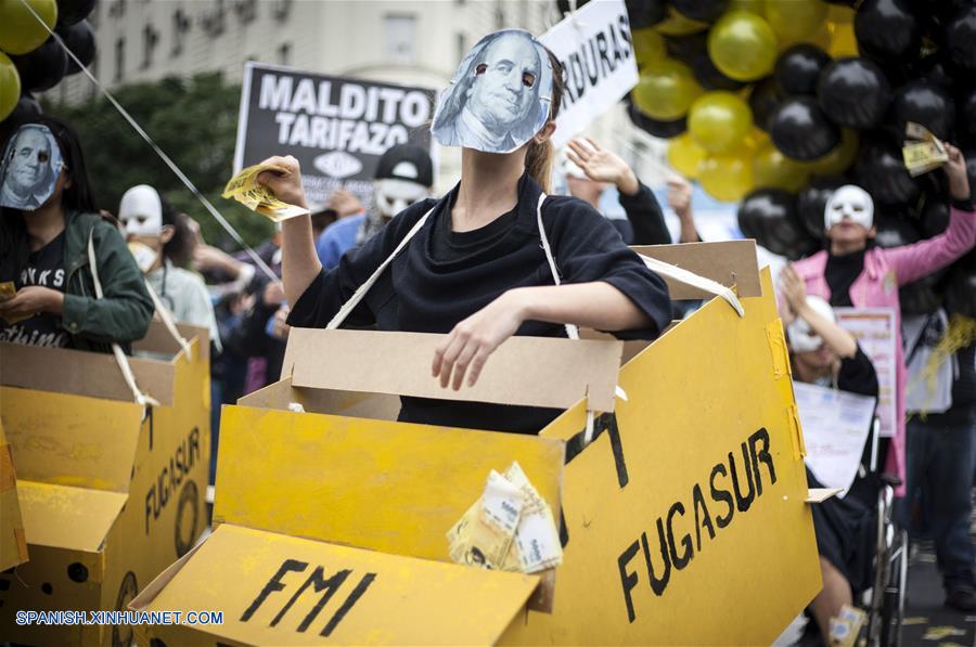 (1)ARGENTINA-BUENOS AIRES-FMI-PROTESTA