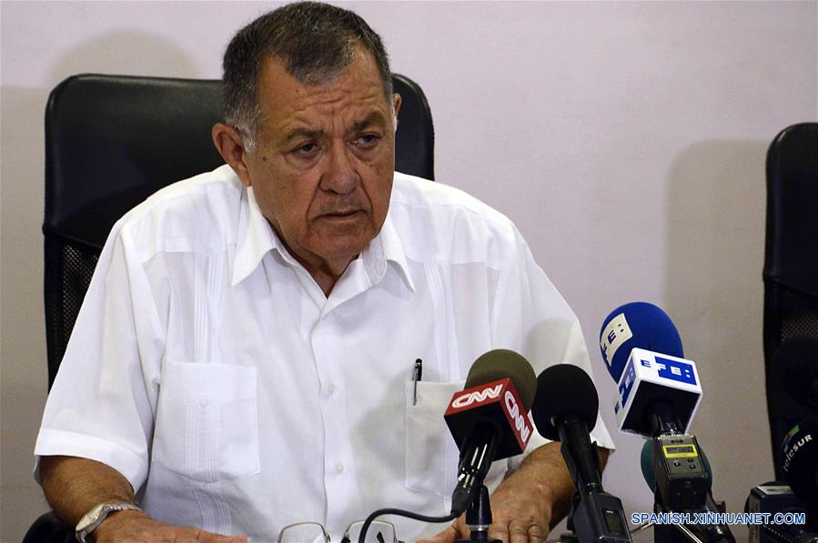 (1)CUBA-HABANA-AVION-ACCIDENTE-CONFERENCIA DE PRENSA