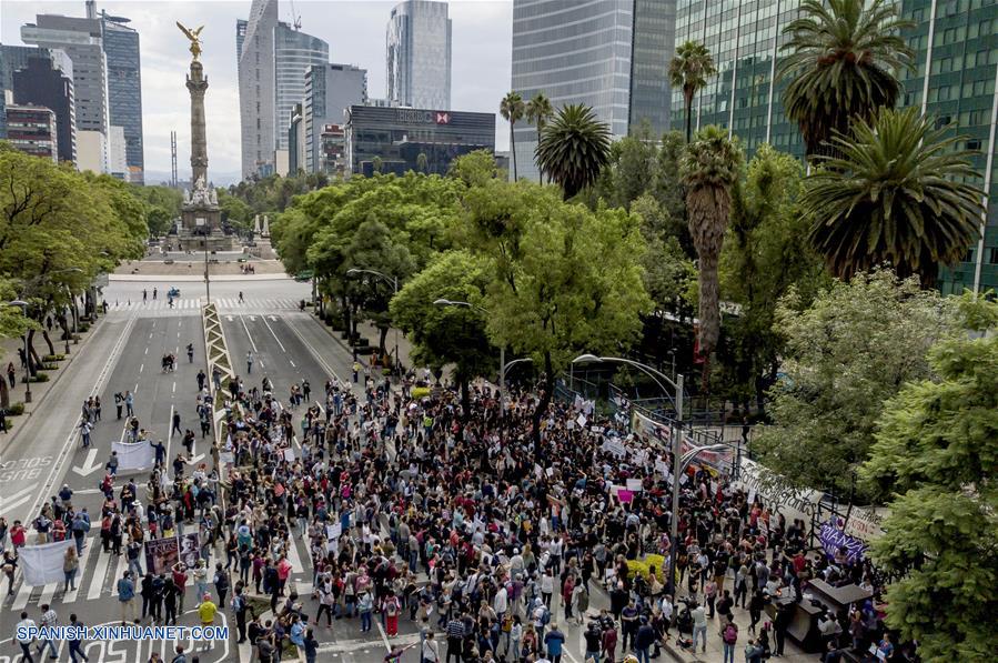 MEXICO-CIUDAD DE MEXICO-PROTESTA-EEUU-POLITICAS MIGRATORIAS