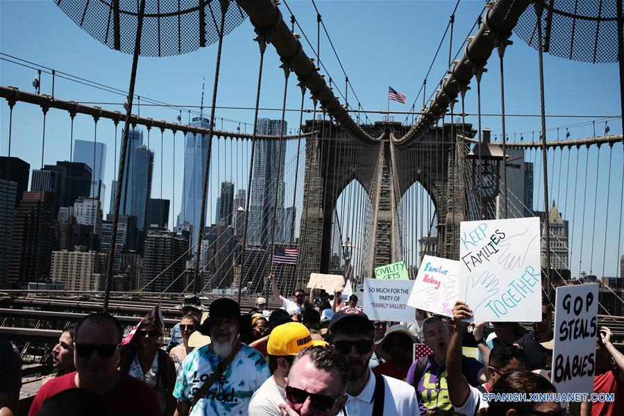 EEUU-NUEVA YORK-PROTESTA-POLITICA MIGRATORIA