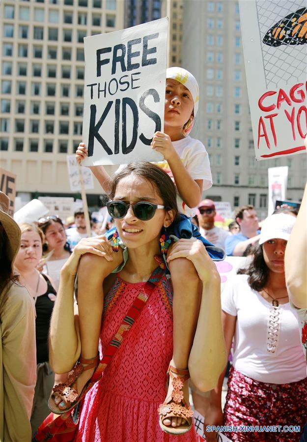 EEUU-CHICAGO-PROTESTA-POLITICA MIGRATORIA