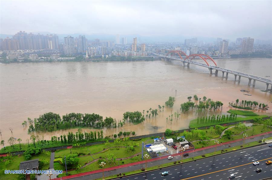 CHINA-SICHUAN-INUNDACION