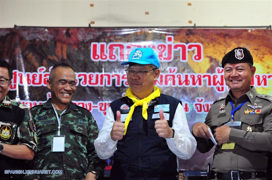 TAILANDIA-CHIANG RAI-FUTBOLISTAS-DESAPARECIDOS-RESCATE