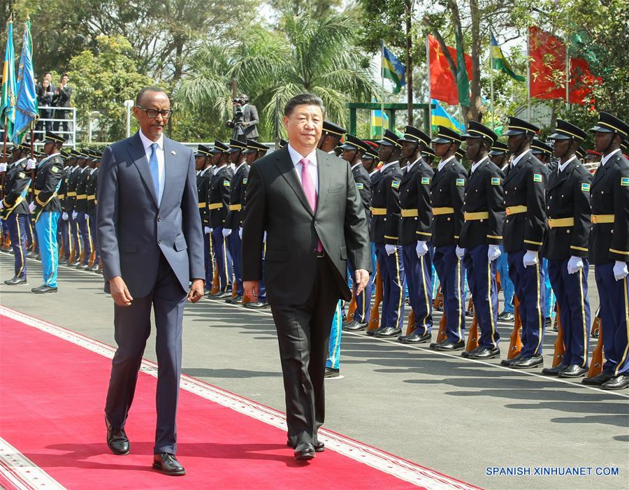 RUANDA-KIGALI-CHINA-XI JINPING-KAGAME-CONVERSACIONES