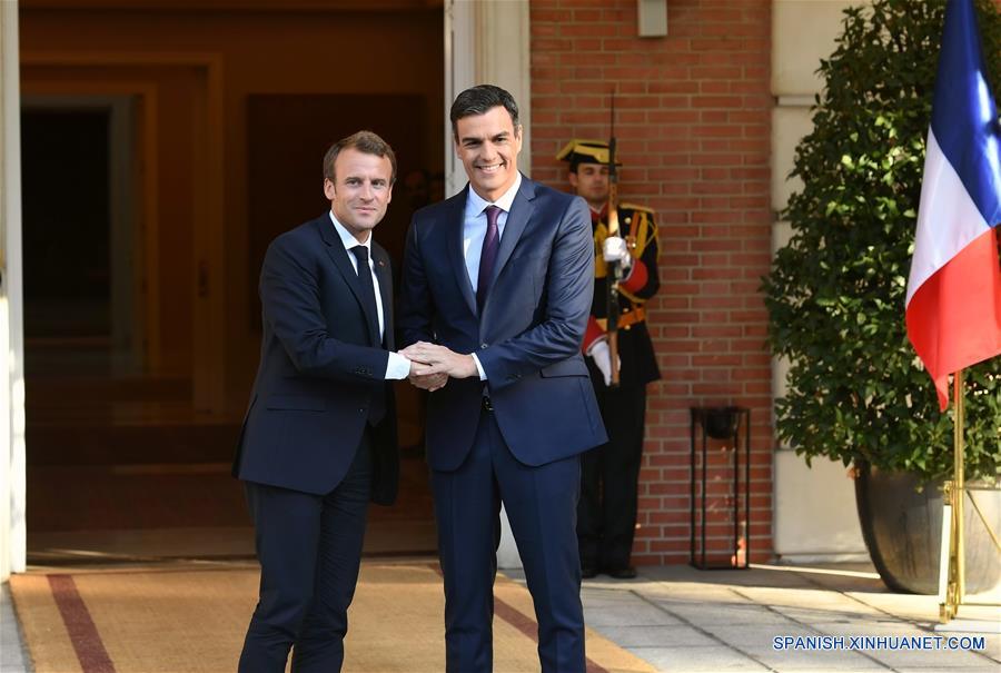ESPAÑA-MADRID-FRANCIA-MACRON-VISITA