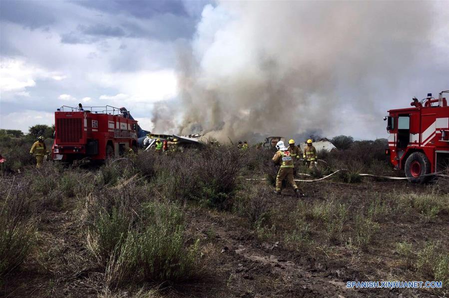 MEXICO-DURANGO-ACCIDENTE-AVION