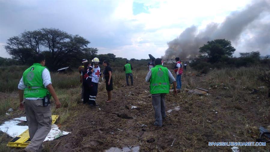 MEXICO-DURANGO-ACCIDENTE-AVION