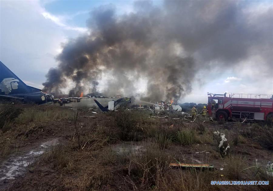 MEXICO-DURANGO-ACCIDENTE-AVION