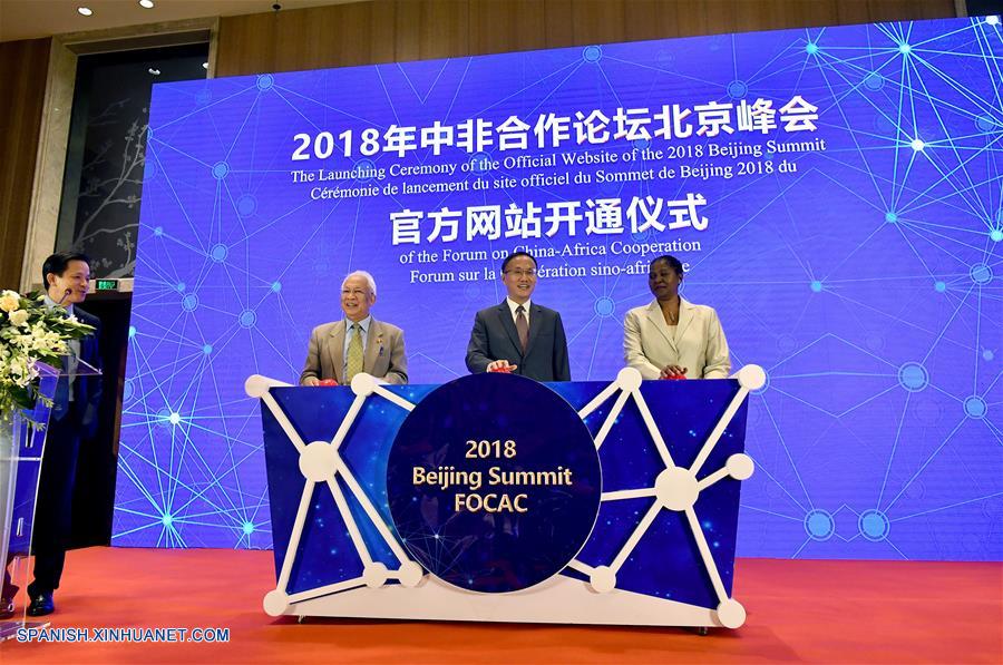 CHINA-BEIJING-FOCAC-SITIO WEB OFICIAL-LANZAMIENTO