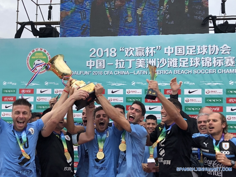 Fútbol Playa: Uruguay campeón en cuadrangular amistoso disputado en China