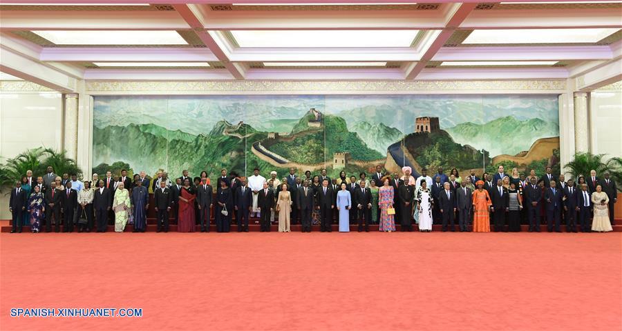 CHINA-BEIJING-FOCAC-CUMBRE-BANQUETE DE BIENVENIDA