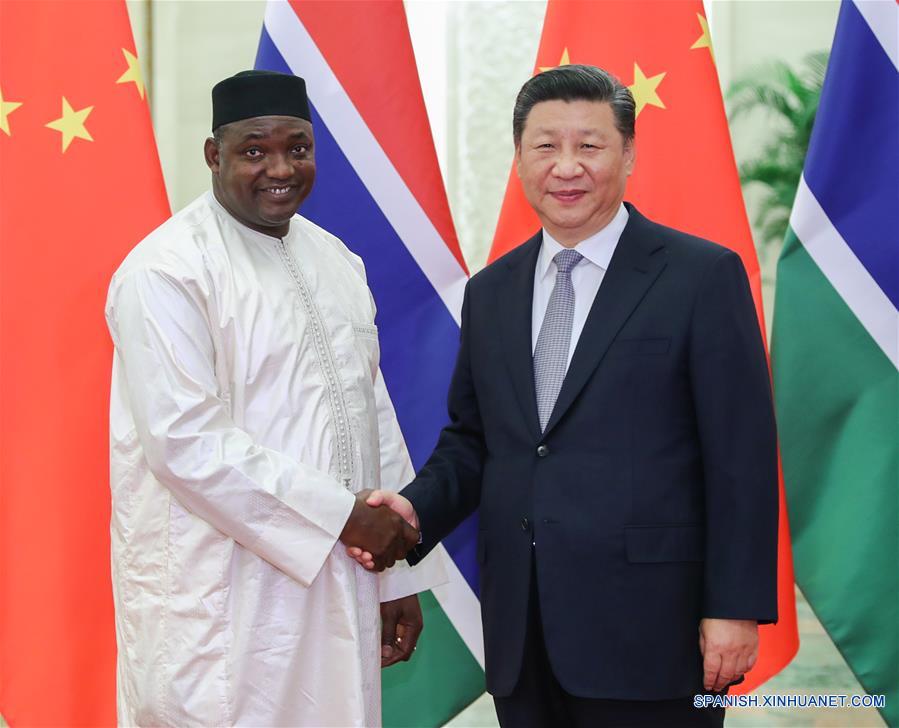 CHINA-BEIJING-XI JINPING-GAMBIA-PRESIDENT-MEETING (CN)
