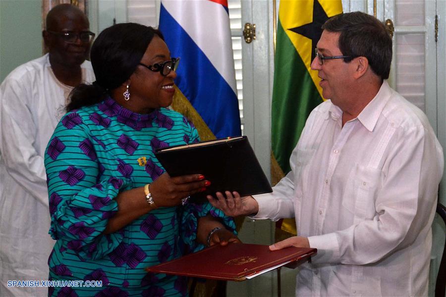 CUBA-HABANA-GHANA-ACUERDO