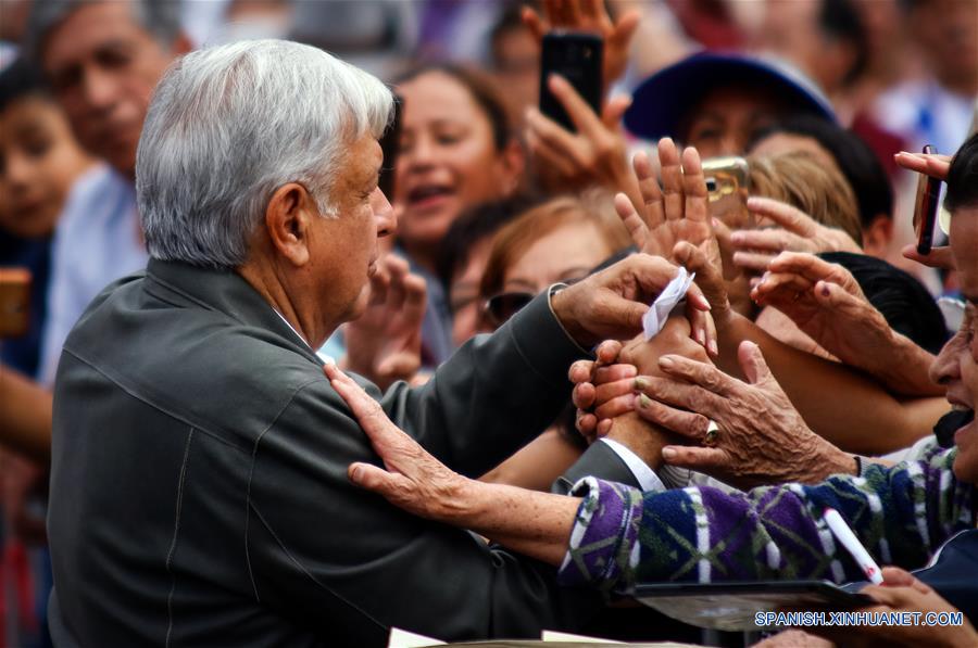 MEXICO-CIUDAD DE MEXICO-LOPEZ OBRADOR-GIRA DE AGRADECIMIENTO