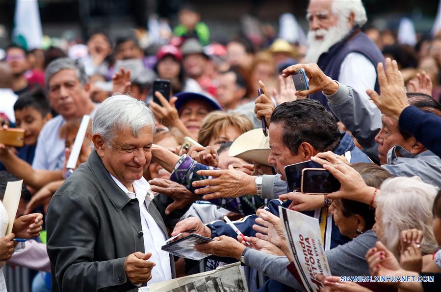 MEXICO-CIUDAD DE MEXICO-LOPEZ OBRADOR-GIRA DE AGRADECIMIENTO