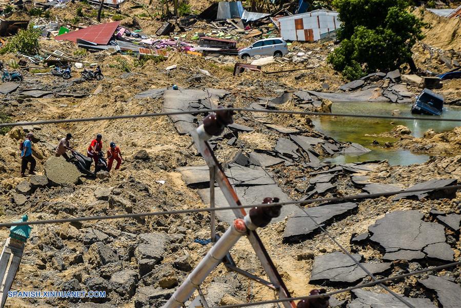 INDONESIA-PALU-SISMO Y TSUNAMI-SECUELAS 