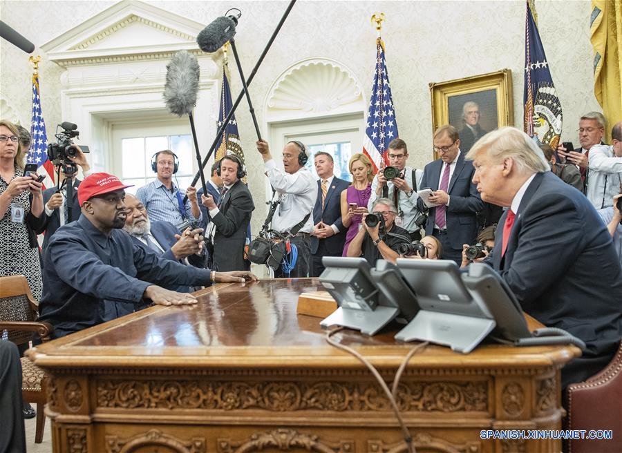 EEUU-WASHINGTON-TRUMP-KANYE WEST-REUNION