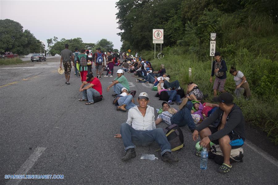 MEXICO-CHIAPAS-CARAVANA MIGRANTE 