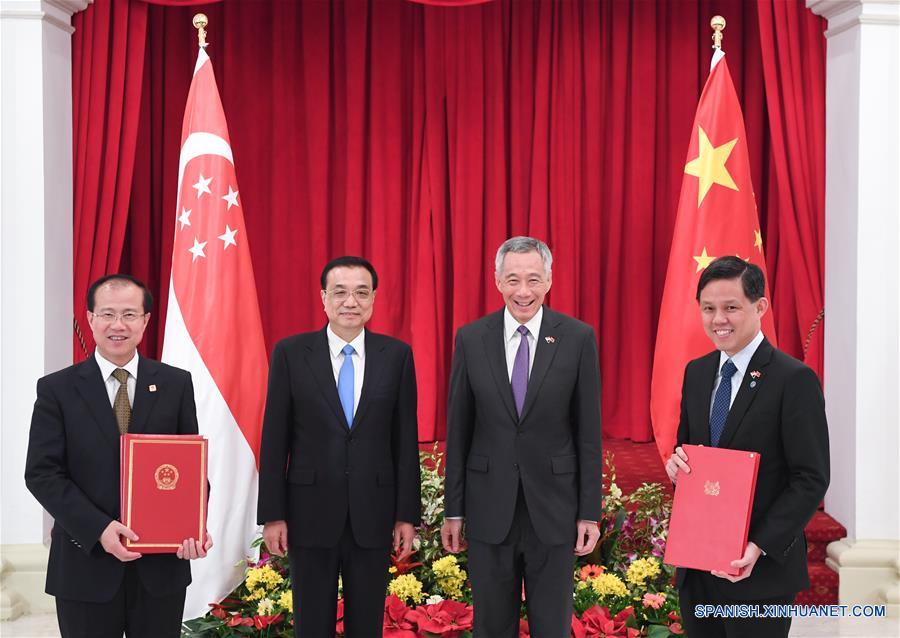 SINGAPORE-CHINA-LI KEQIANG-TALKS