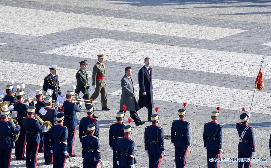 SPAIN-MADRID-XI JINPING-KING-WELCOME CEREMONY