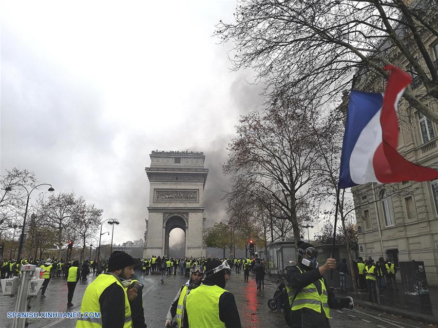 FRANCIA-PARIS-CHALECOS AMARILLOS-MANIFESTACION