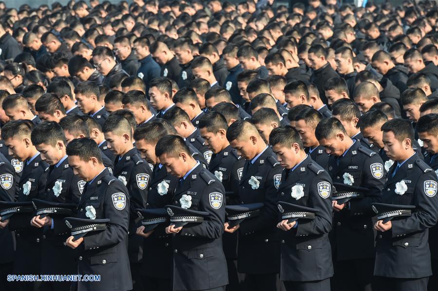 CHINA-NANJING-VICTIMAS DE LA MASACRE DE NANJING-CEREMONIA