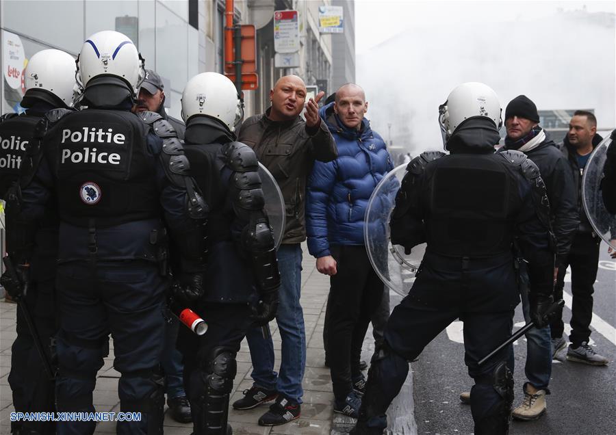 BELGICA-BRUSELAS-PROTESTA