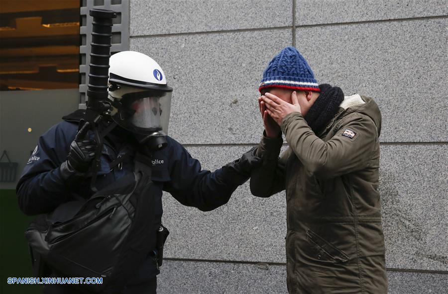 BELGICA-BRUSELAS-PROTESTA
