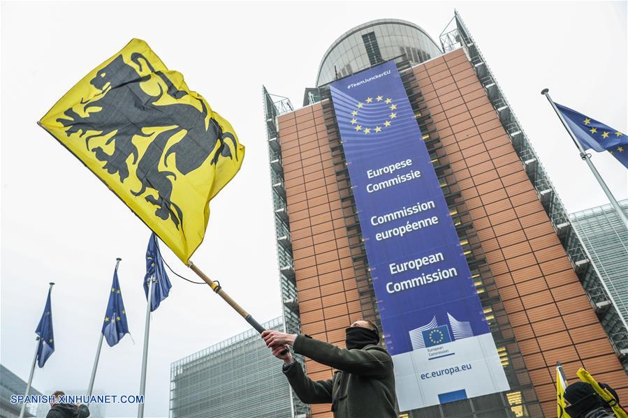 BELGICA-BRUSELAS-PROTESTA