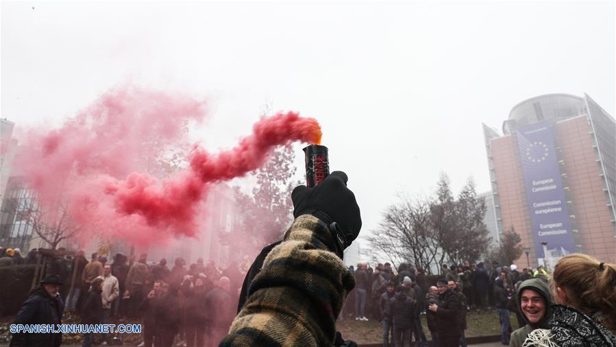 BELGICA-BRUSELAS-PROTESTA