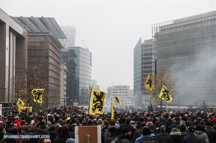 BELGICA-BRUSELAS-PROTESTA