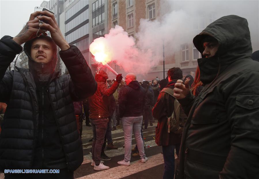 BELGICA-BRUSELAS-PROTESTA