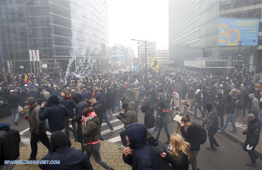 BELGICA-BRUSELAS-PROTESTA