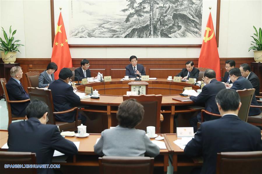 CHINA-BEIJING-NPC-LI ZHANSHU-MEETING (CN)