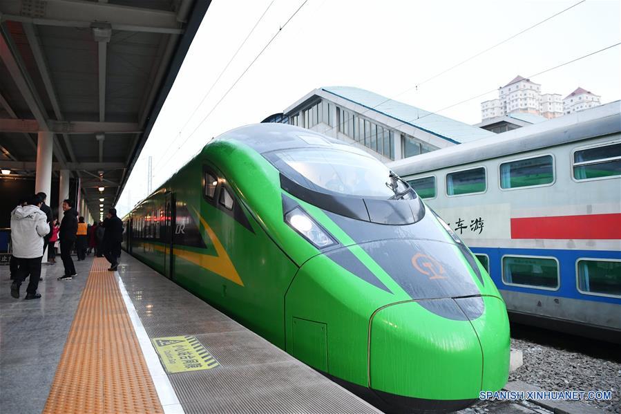 CHINA-GANSU-LINEA LANZHOU-CHONGQING-TREN BALA FUXING