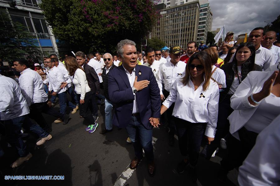 COLOMBIA-BOGOTA-EXPLOSION-MARCHA