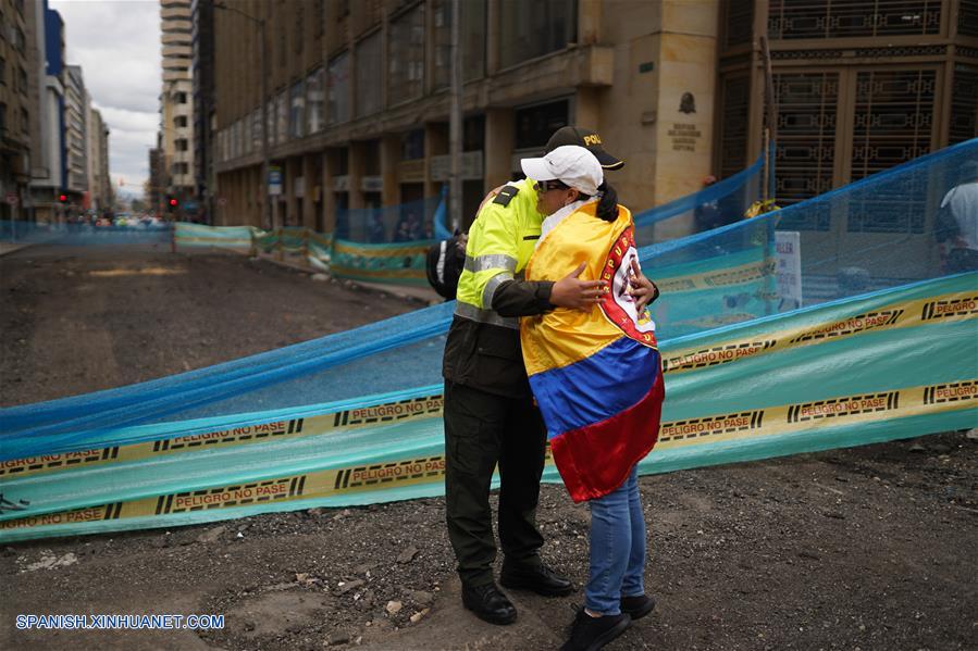 COLOMBIA-BOGOTA-EXPLOSION-MARCHA