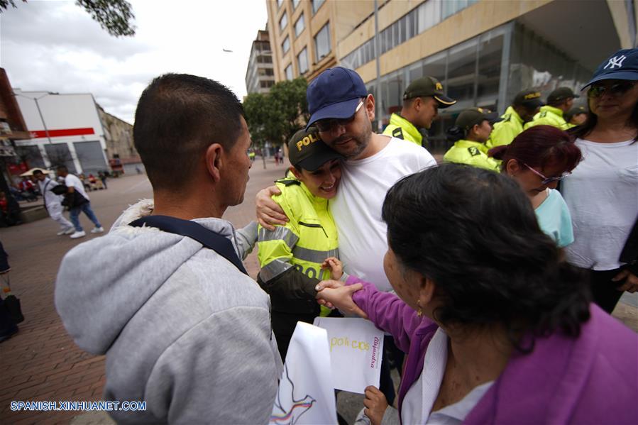 COLOMBIA-BOGOTA-EXPLOSION-MARCHA