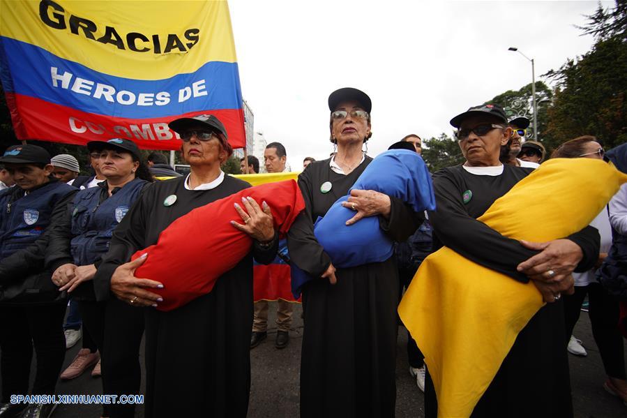 COLOMBIA-BOGOTA-EXPLOSION-MARCHA