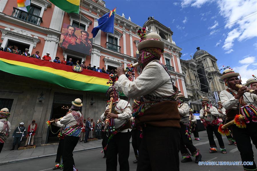 BOLIVIA-LA PAZ-CELEBRACION-ESTADO PLURINACIONAL